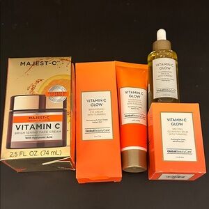 Global Beauty Care Vitamin C Glow Skincare Set bundle